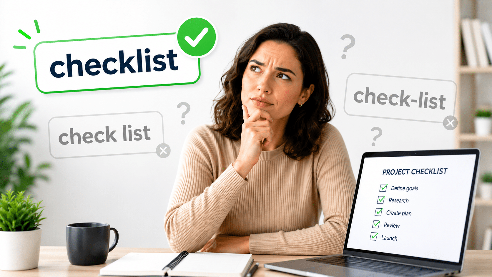 É checklist, check list ou check-list? Junto, separado ou com hífen ...