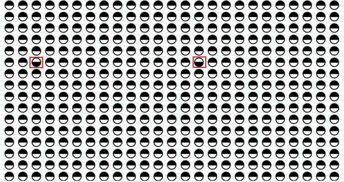 resposta de onde estao as duas bolas diferentes Resposta de onde estão as duas bolas diferentes no desafio.