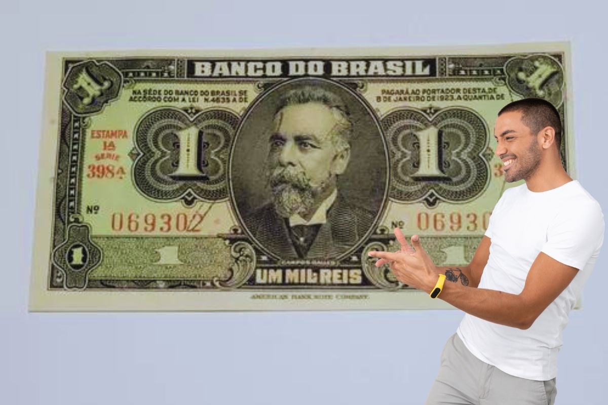 Cédula antiga com ESTE CARIMBO vale COMPRA DO MÊS: R$ 2000 na mão