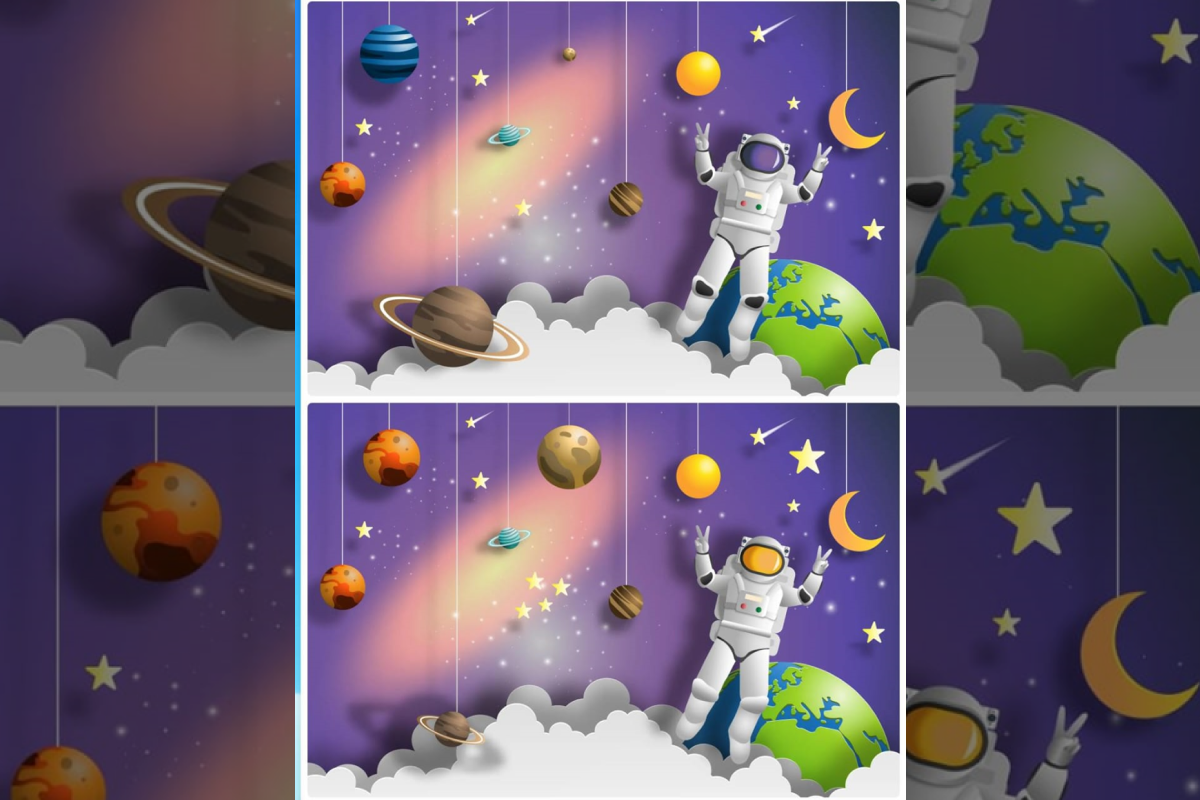 Jogo dos 7 erros do astronauta