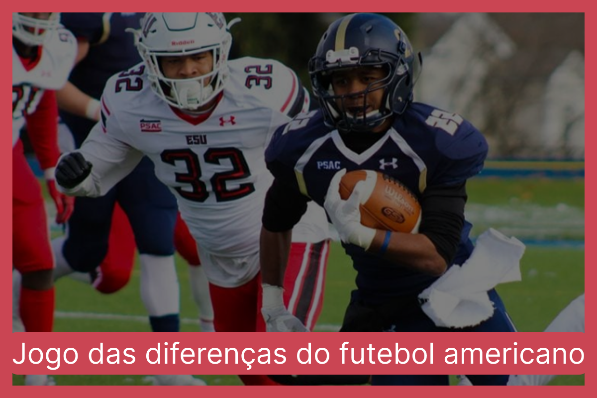 Jogo das diferenças do futebol americano