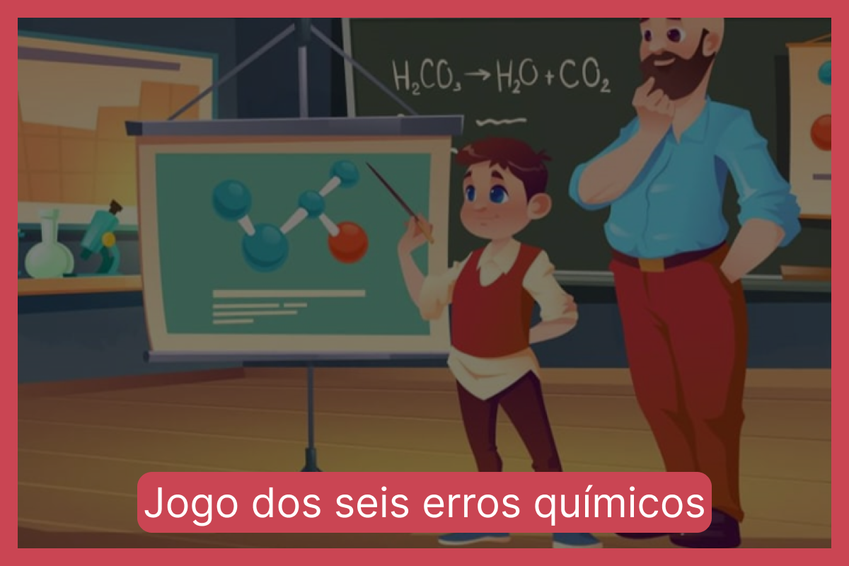Jogo dos seis erros químicos: encontre as diferenças das imagens da aula de química em menos de 10 segundos