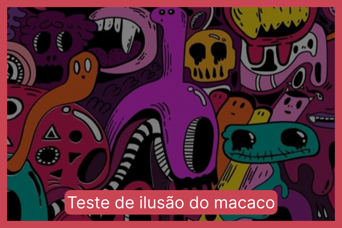 Teste de ilusão do macaco: encontre o emoji escondido em 10 segundos