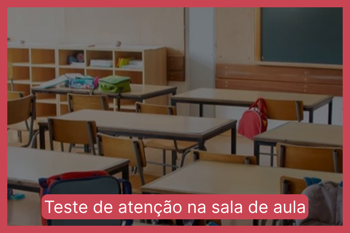 Teste de atenção na sala de aula: encontre duas garrafas de água em 10 segundos