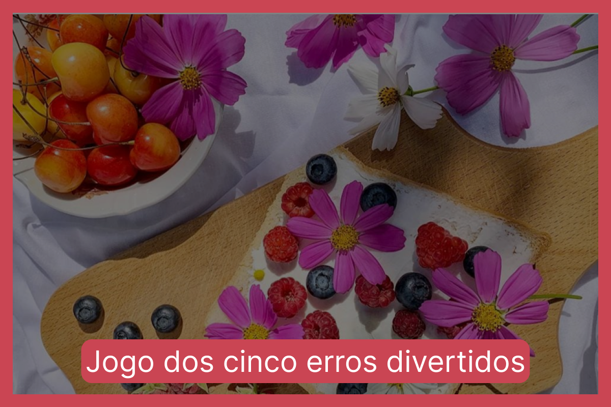 Desafie suas habilidades visuais com o Jogo dos cinco erros divertidos e descubra se consegue resolver em apenas 10 segundos!