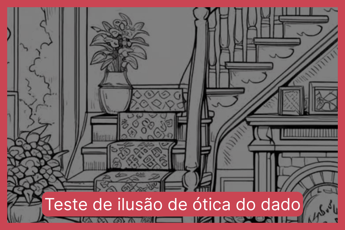 Teste de ilusão de ótica do dado: encontre o dado escondido no ambiente em menos de 10 segundos