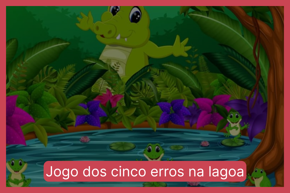 Jogo dos cinco erros na lagoa: encontre as diferenças entre as imagens dos jacarés em 10 segundos