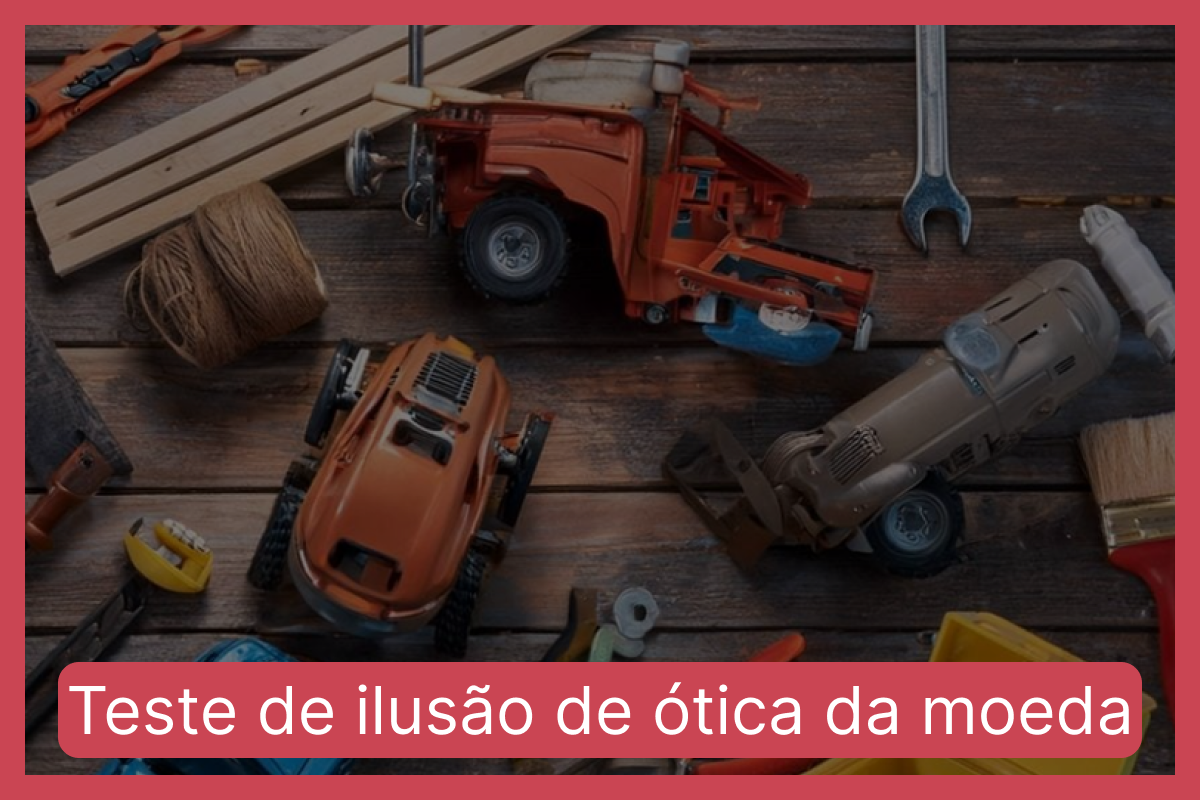 Teste de ilusão de ótica da moeda