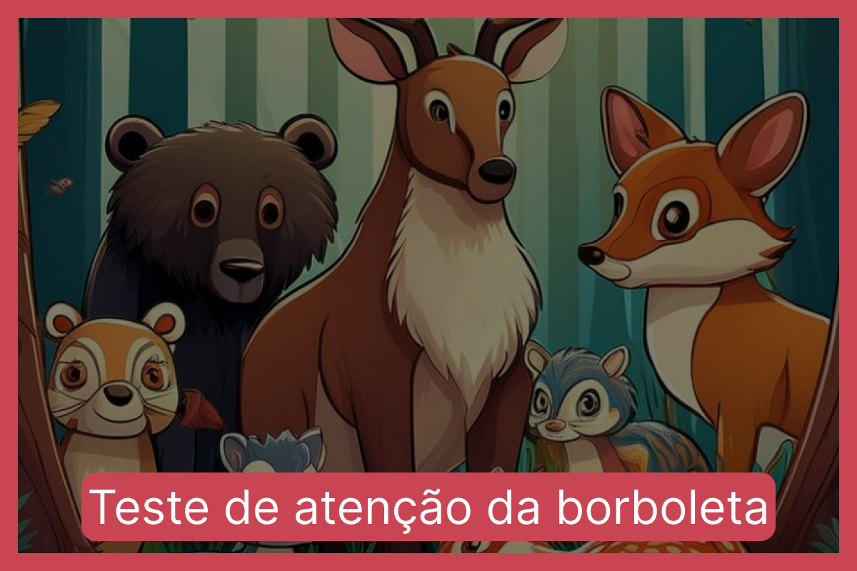 Teste de atenção da borboleta