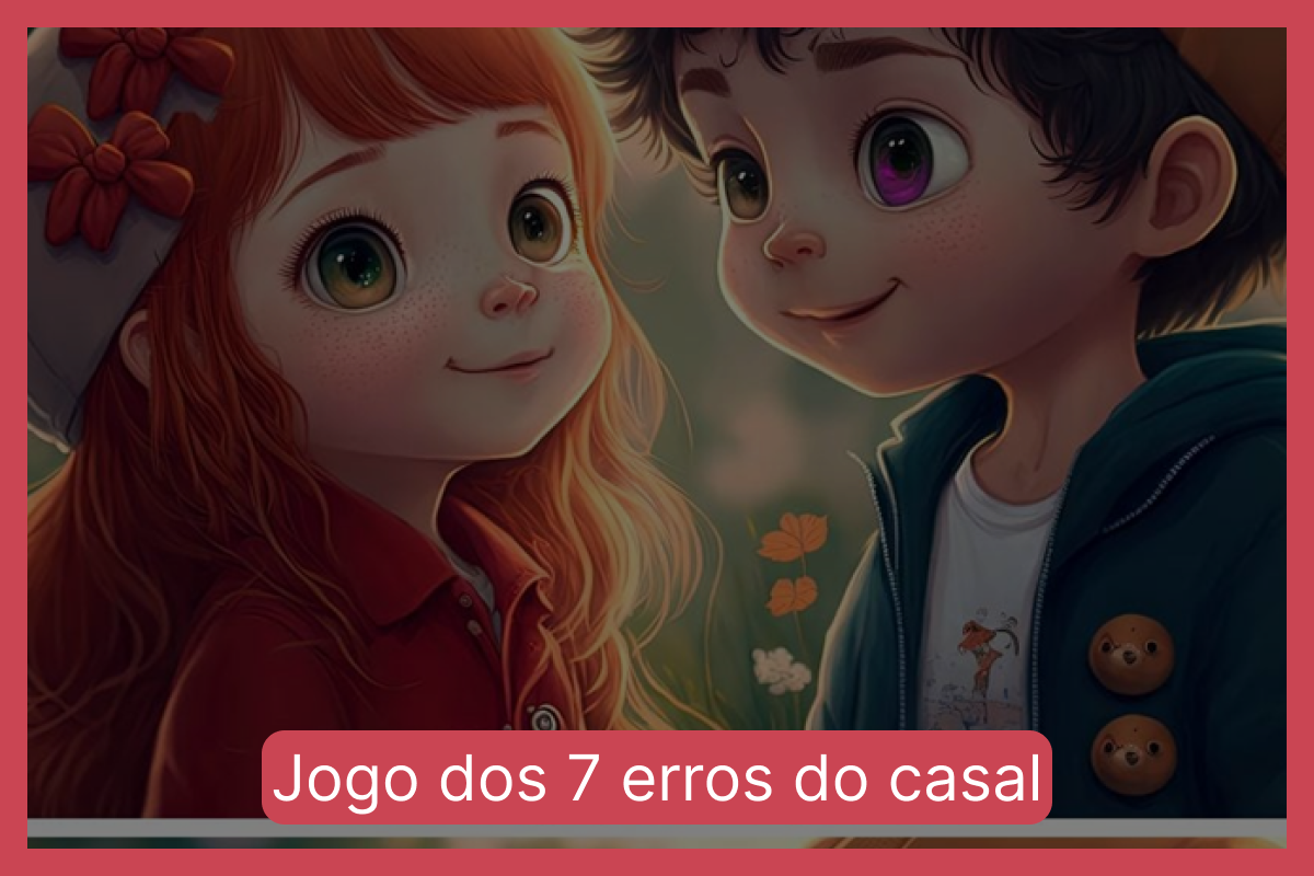 Jogo dos 7 erros do casal