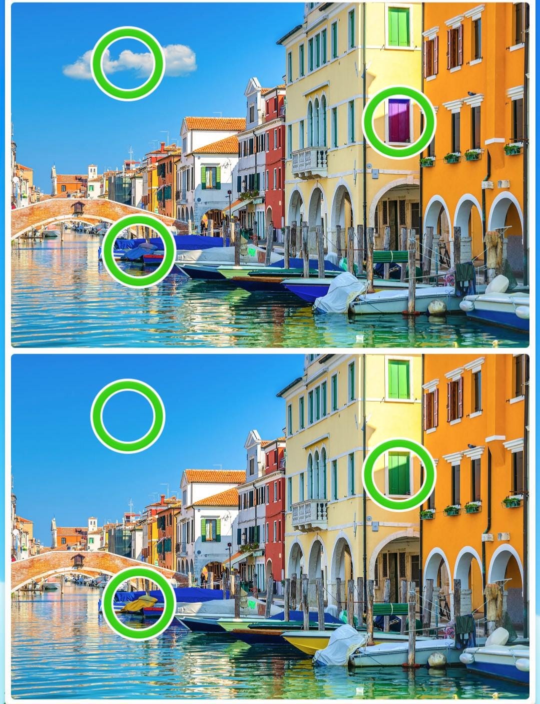 Resultado do Jogo dos três erros da paisagem Resultado do Jogo dos três erros da paisagem