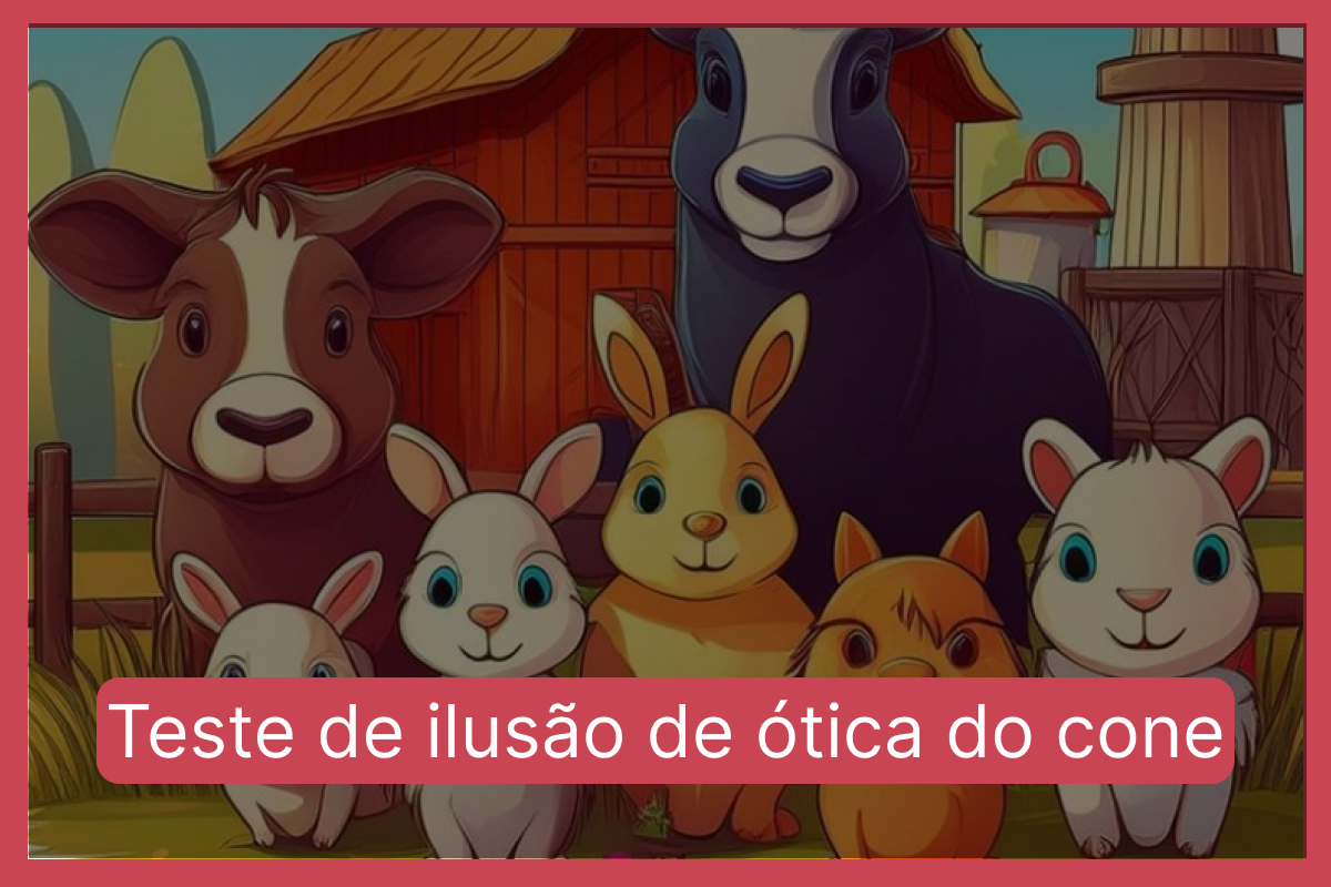 Teste de ilusão de ótica do cone