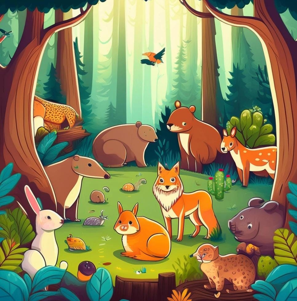 Teste de lógica da floresta: encontre o erro em menos de 10 segundos Desafio do Teste de lógica da floresta