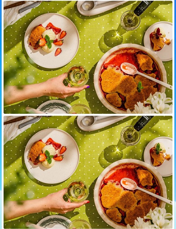 Desafio visual da mesa de jantar: encontre as diferenças em 10 segundos Desafio do Desafio visual da mesa de jantar