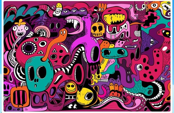 Teste de QI da chave na arte: encontre a chave escondida em menos de 10 segundos Desafio do Teste de QI da chave na arte