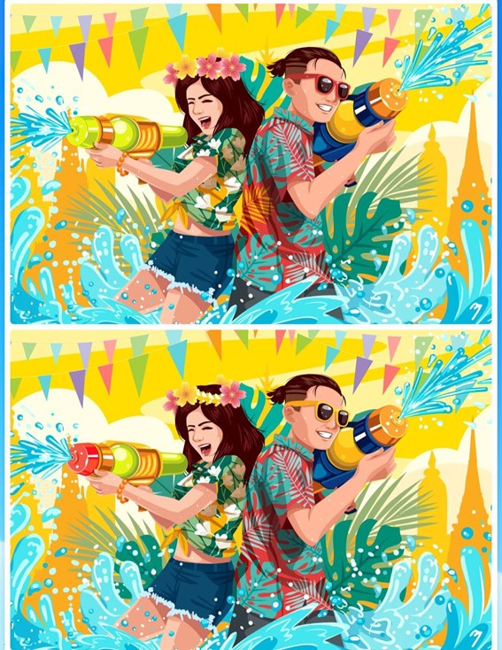 Jogo das diferenças difícil de resolver: encontre cinco erros entre as imagens em 20 segundos Desafio do Jogo das diferenças difícil de resolver