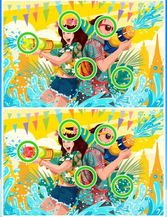Jogo das diferenças difícil de resolver: encontre cinco erros entre as imagens em 20 segundos Resultado do Jogo das diferenças difícil de resolver