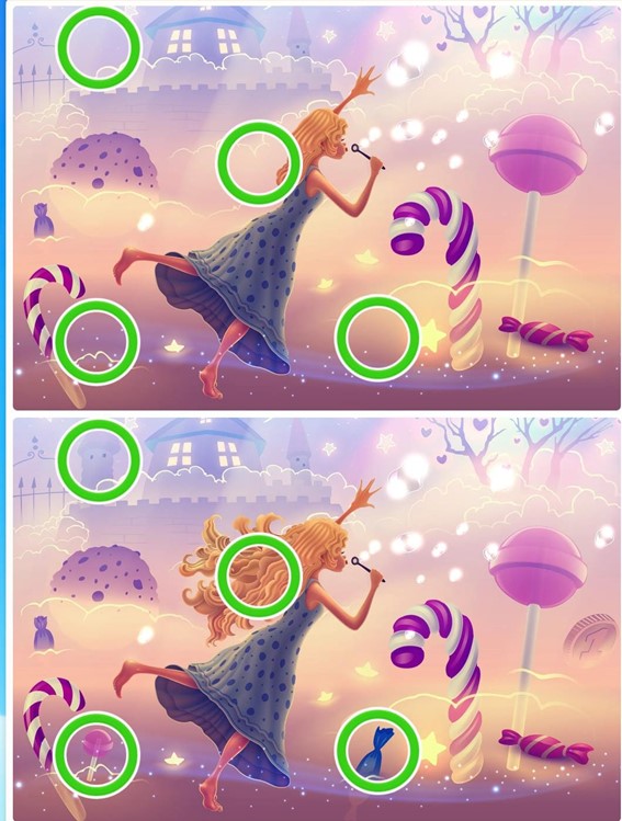 Jogo das diferenças da cantora: encontre quatro erros entre as imagens em menos de 10 segundos Resultado do Jogo das diferenças da cantora