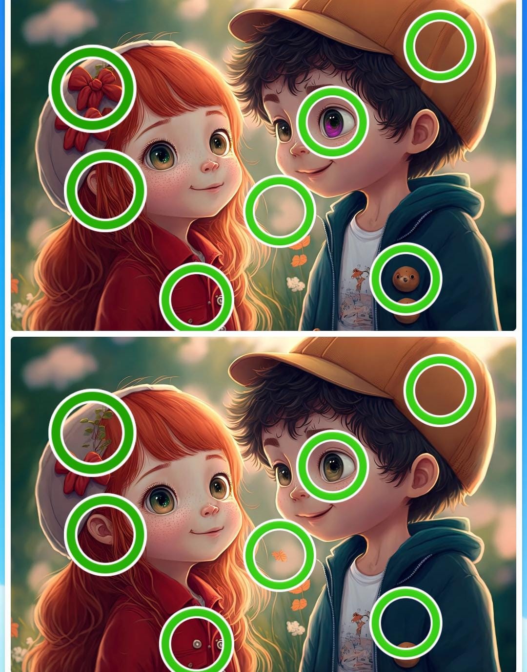 Jogo dos 7 erros do casal: encontre as diferenças entre as imagens em menos de 10 segundos Resultado do Jogo dos 7 erros do casal