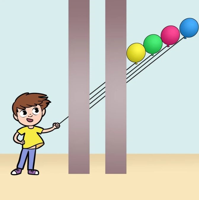 descubra qual balao o menino esta segurando Descubra qual balão o menino está segurando. Fonte: Jagran Josh.