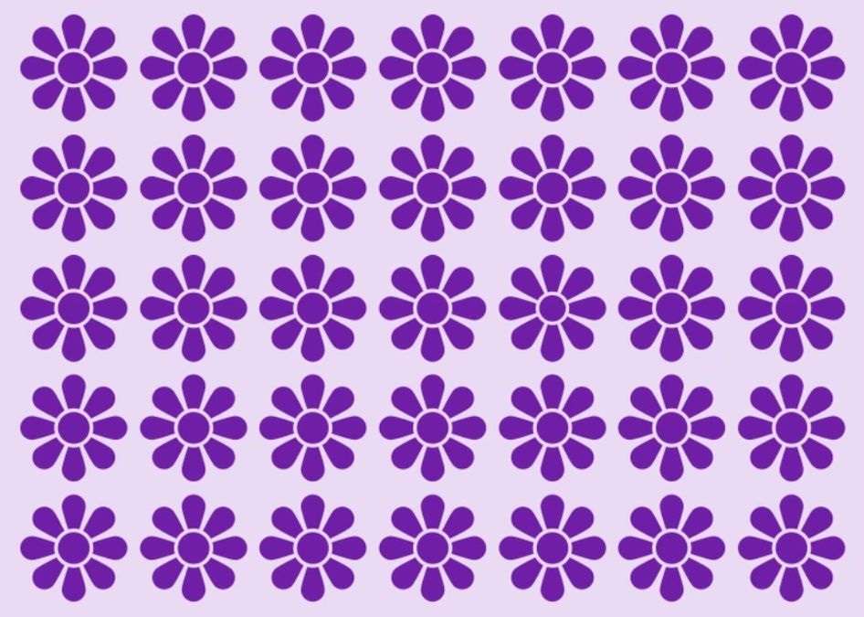 encontre a flor diferente neste desafio visual Encontre a flor diferente neste desafio visual. Fonte: Jagran Josh.