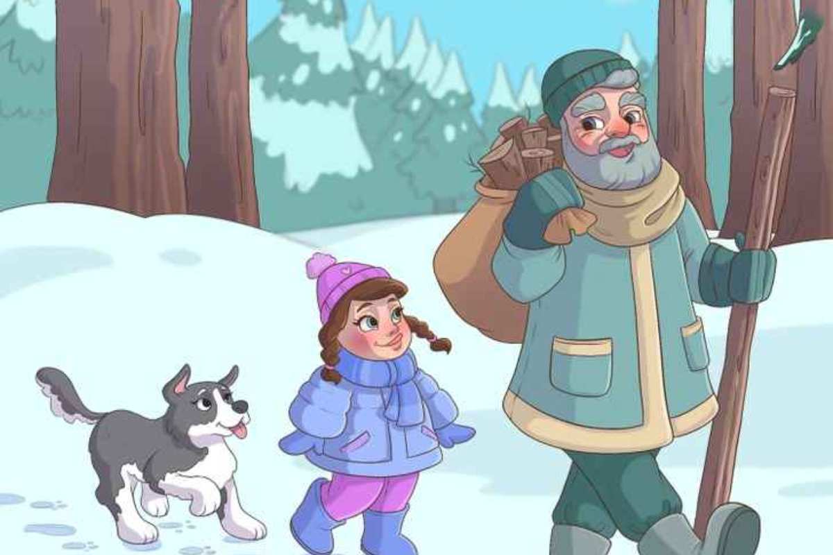 Identifique o erro na imagem da neve.