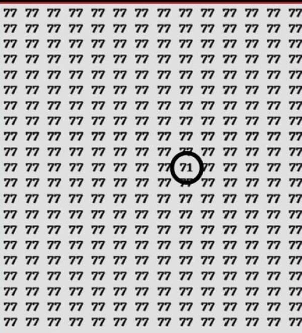 resposta de onde esta o numero Resposta de onde está o número 71.
