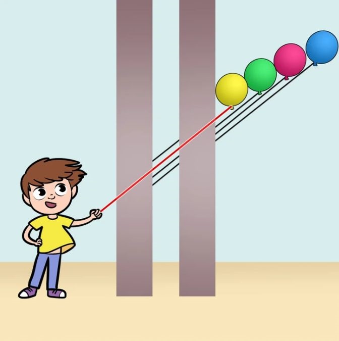 resposta de qual balao o menino esta segurando Resposta de qual balão o menino está segurando.