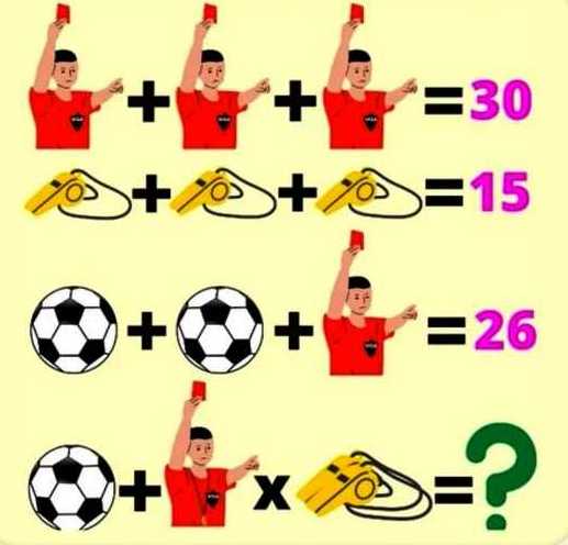teste matematico descubra o valor da equacao Teste matemático descubra o valor da equação.