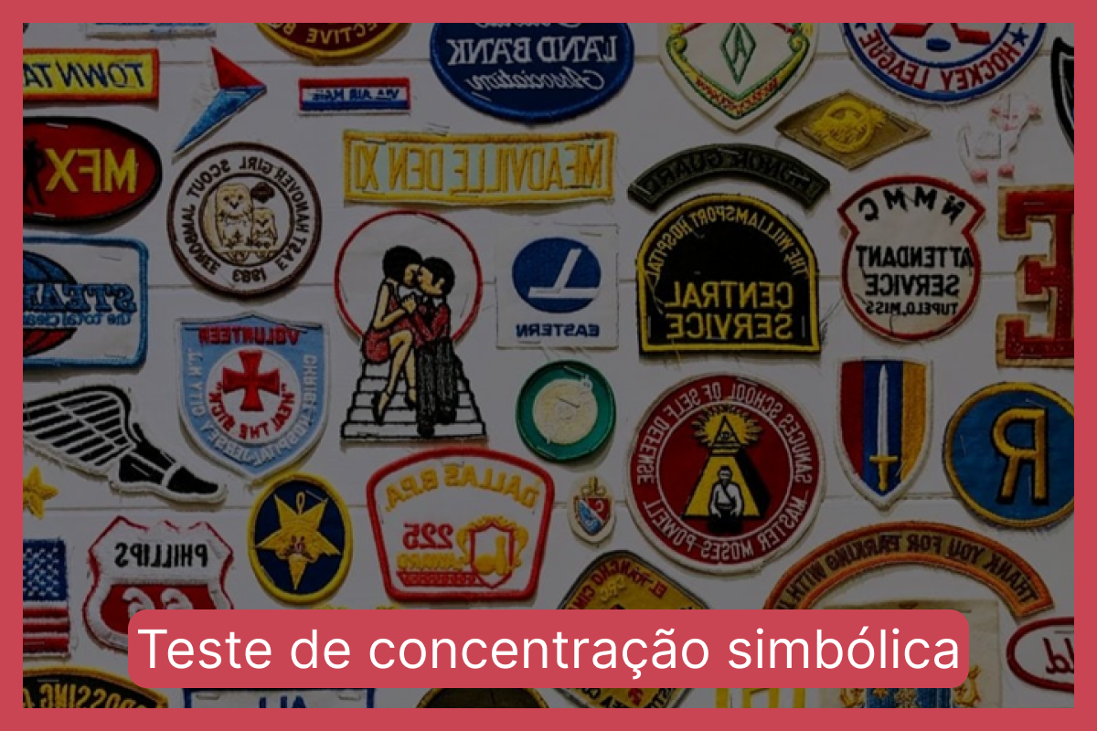 Teste de concentração simbólica: encontre a bandeira pirata em 10 segundos