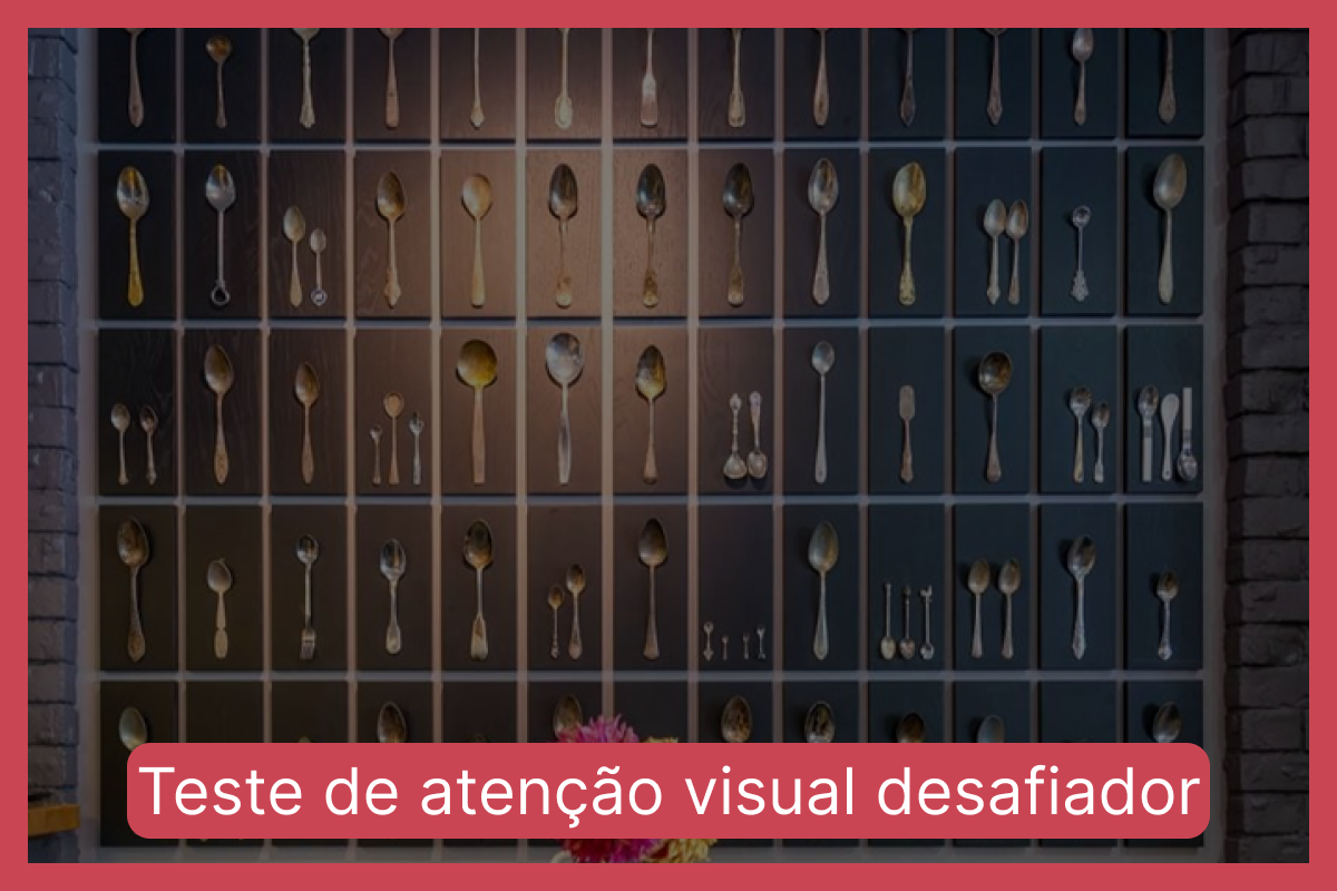 Teste de atenção visual desafiador: encontre a espátula em menos de 10 segundos