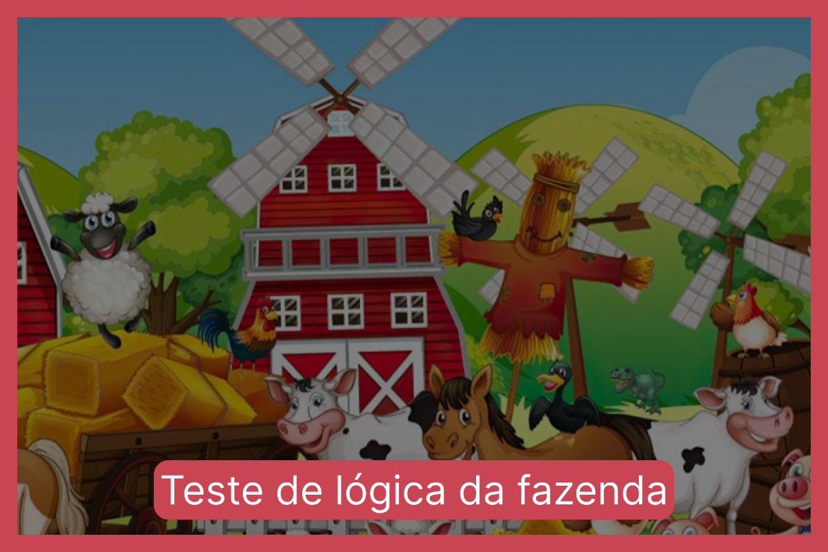 Teste de lógica da fazenda: encontre o erro em menos de 10 segundos