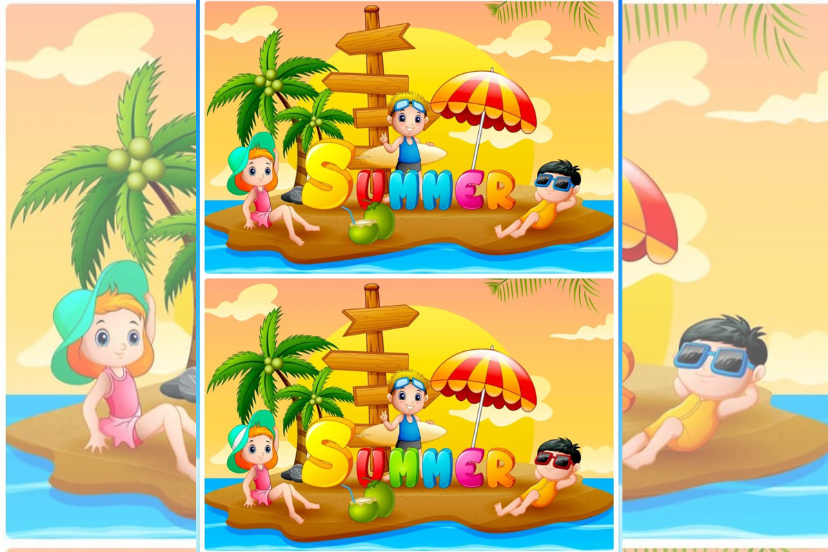 Confira o Jogo dos seis erros do verão