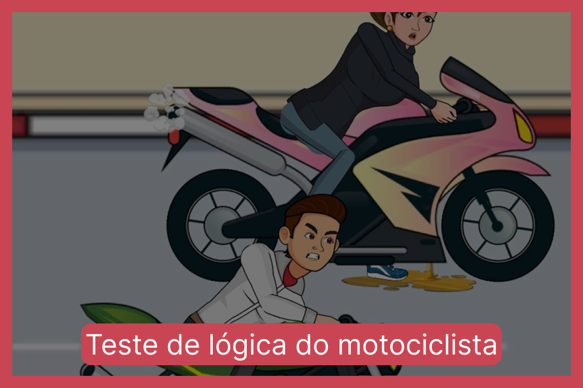 Teste de lógica do motociclista: encontre o vencedor da corrida em menos de 10 segundos
