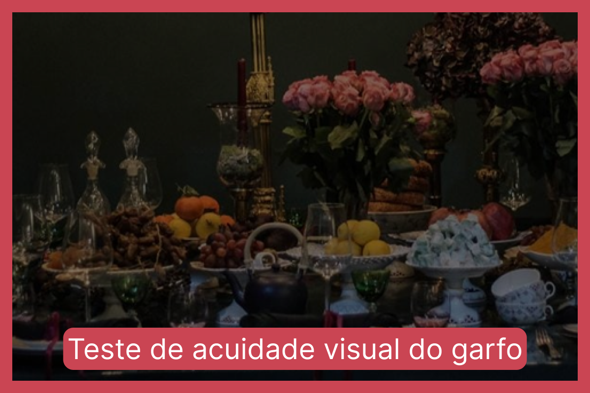 Teste de acuidade visual do garfo: encontre o talher em menos de 10 segundos