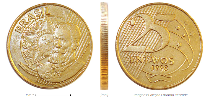 Moeda de centavos com características comuns Moeda de centavos com características comuns