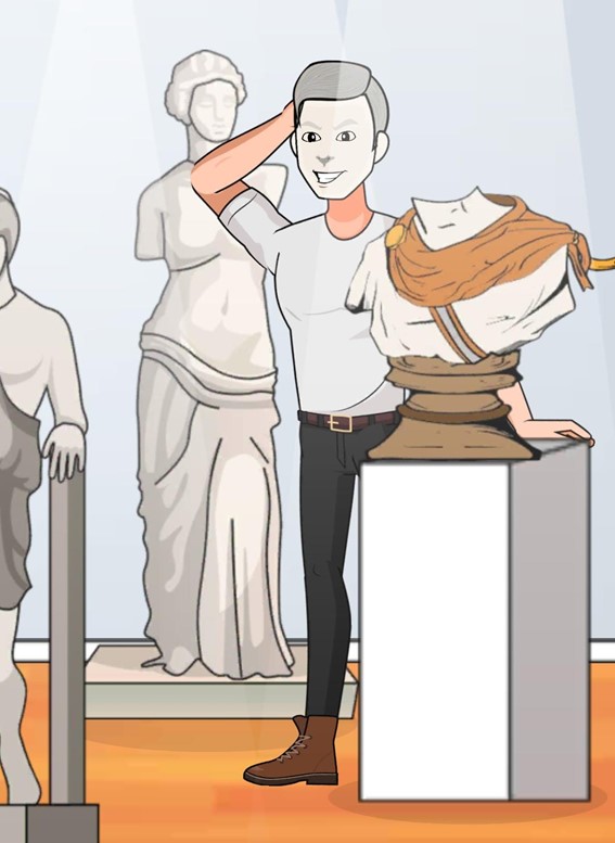 Teste de visão da estátua; encontre a estátua falsa em menos de 5 segundos Resultado do Teste de visão da estátua