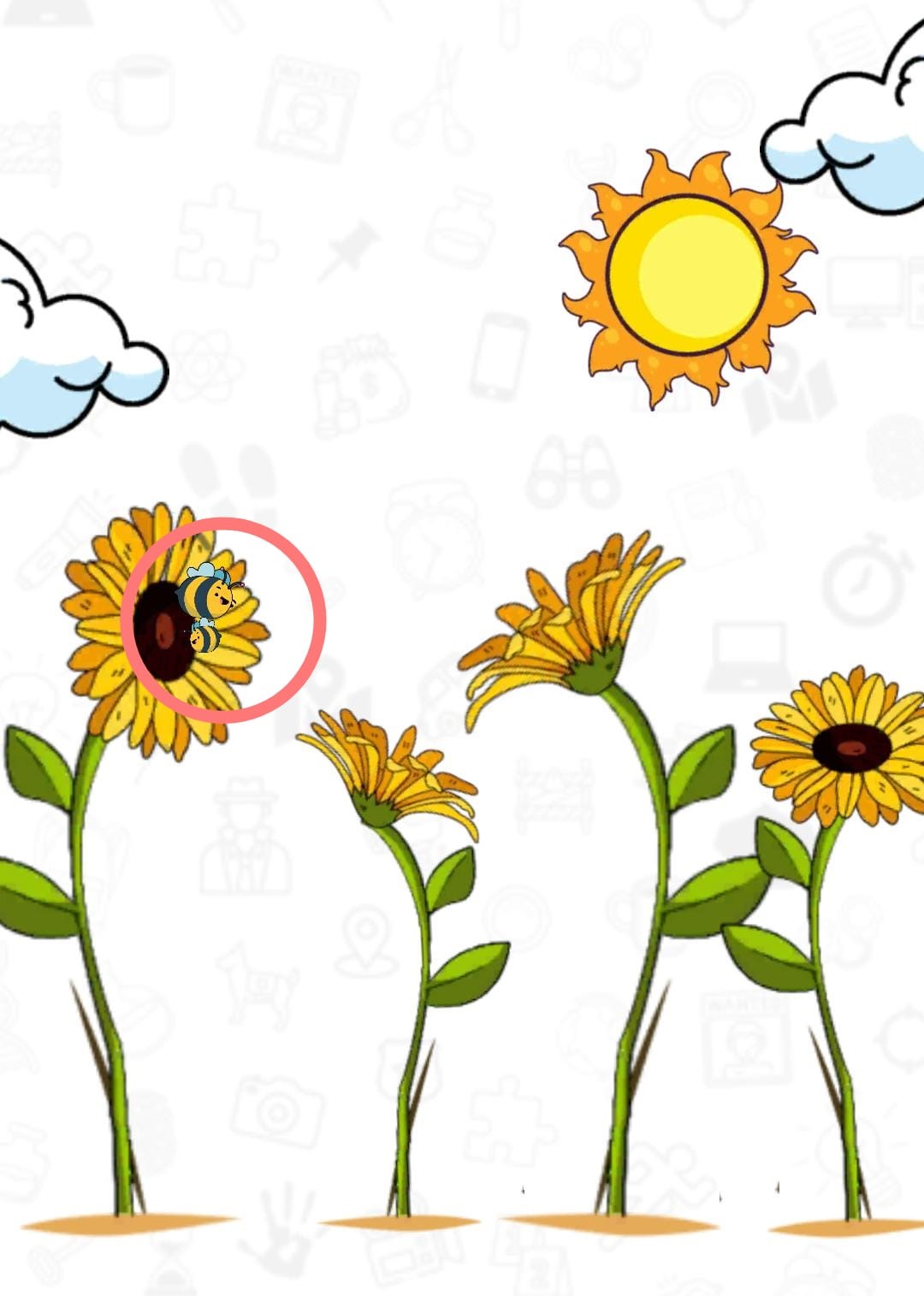 Teste de QI do girassol: encontre a flor verdadeira em menos de 10 segundos Resultado do Teste de QI do girassol