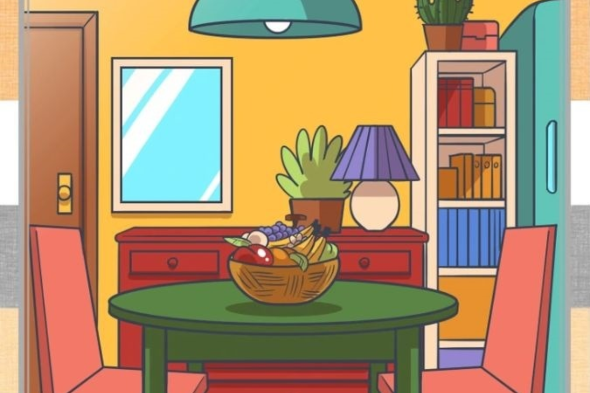 Desafio visual - encontre a flor na imagem. Fonte: Brightside.