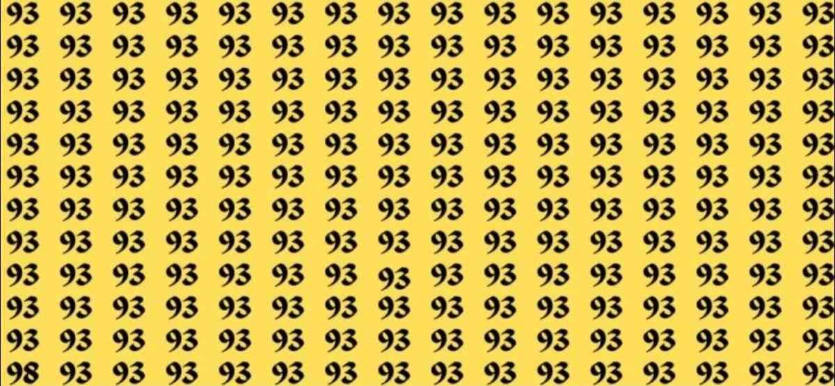 desafio visual encontre o numero noventa e oito na imagem Desafio visual encontre o número 98 na imagem. Fonte: Jagran Josh.