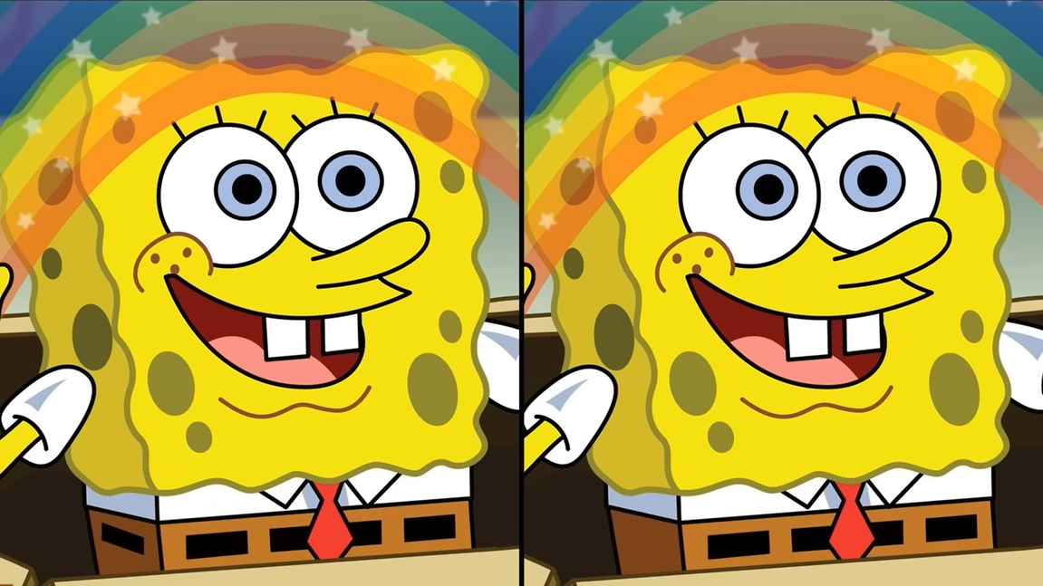 encontre a diferenca no desafio do bob esponja Jogo do erro: encontre a diferença na imagem do Bob Esponja. Fonte: Jagran Josh.