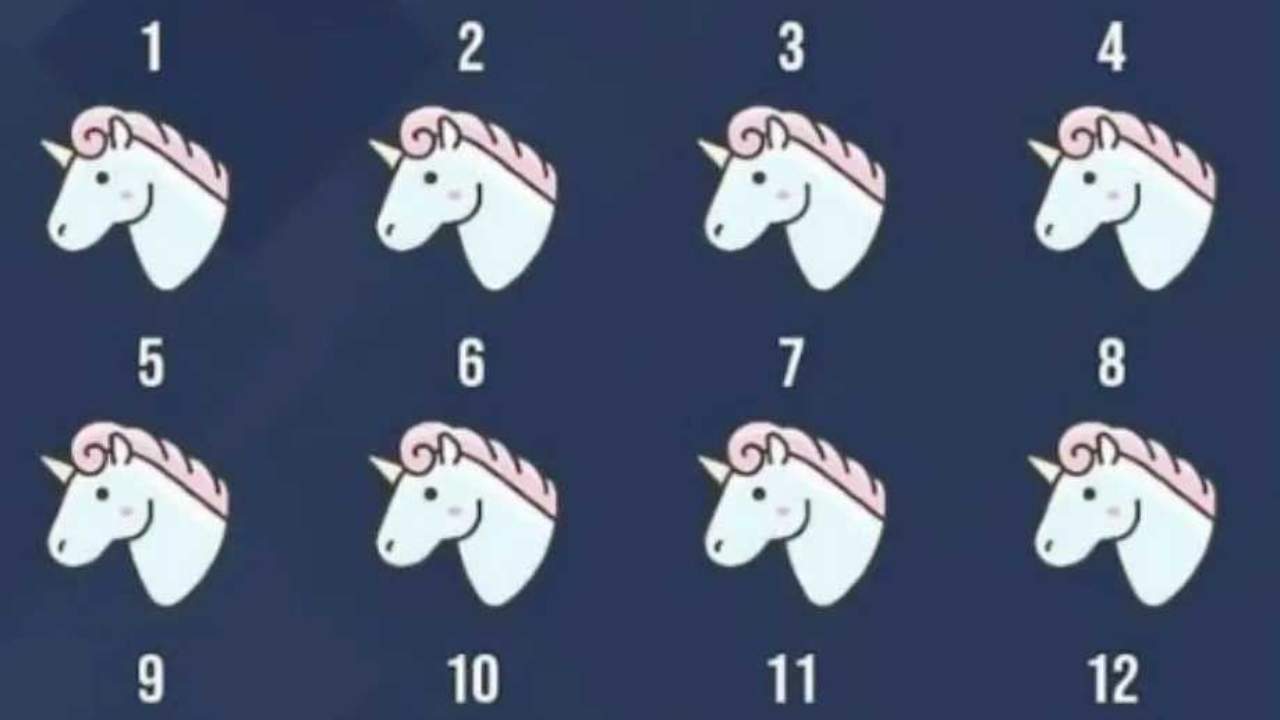 Encontre o unicórnio diferente