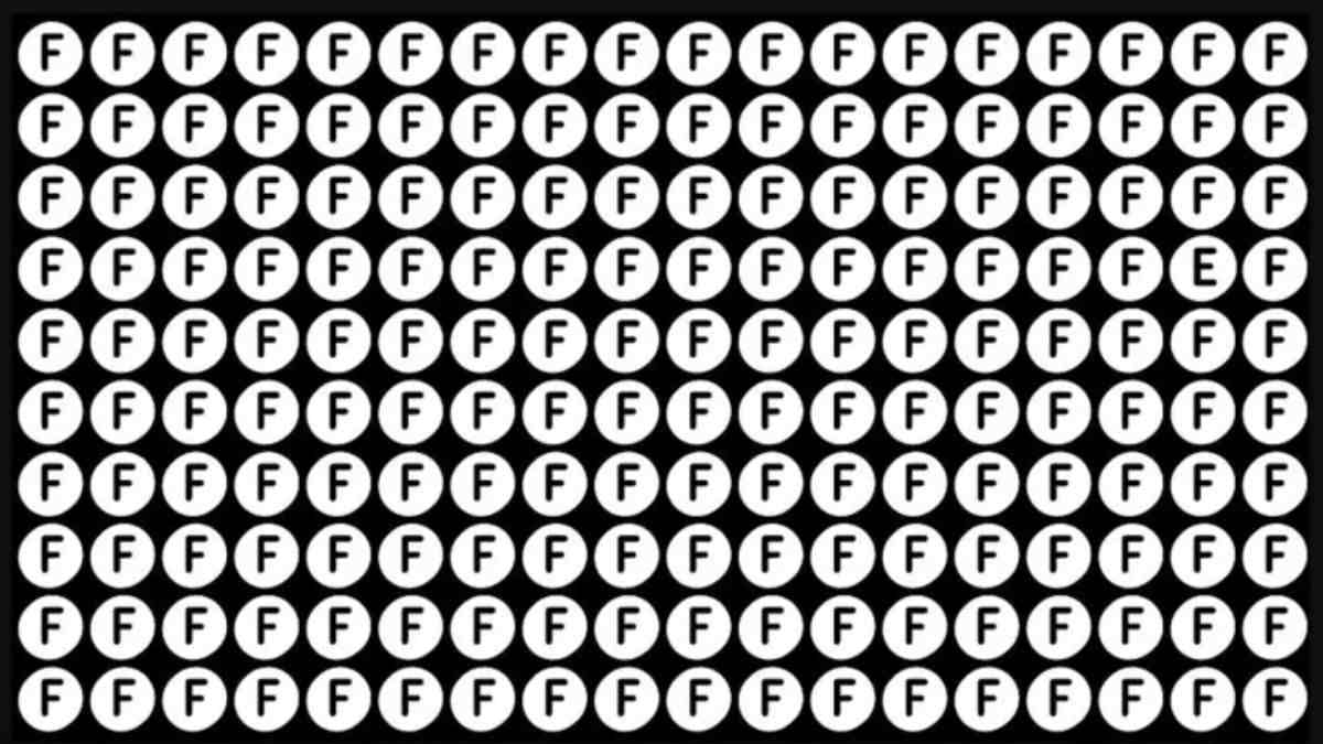 Ilusão de Ótica: você consegue encontrar a letra escondida entre os Fs em 5 segundos? Ilusão de Ótica: você consegue encontrar a letra escondida entre os Fs em 5 segundos?