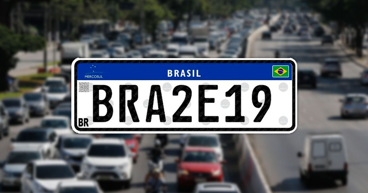 A principal vantagem da placa Mercosul é o aumento da segurança