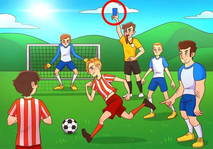 resposta de onde esta o erro na imagem do futebol Resposta de onde está o erro na imagem do futebol. Fonte: Jagran Josh.
