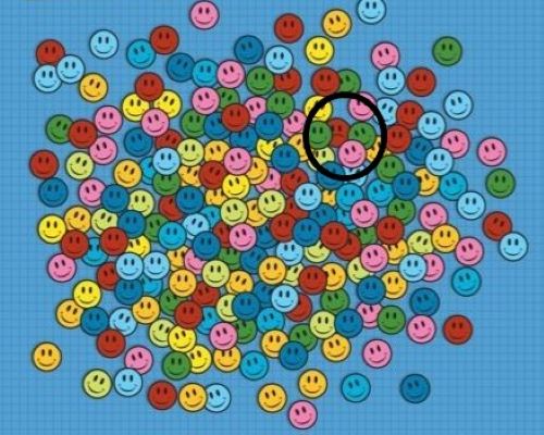 resposta do desafio onde esta o emoji triste Resposta do desafio: veja onde está o emoji triste. Fonte: Jagran Josh.