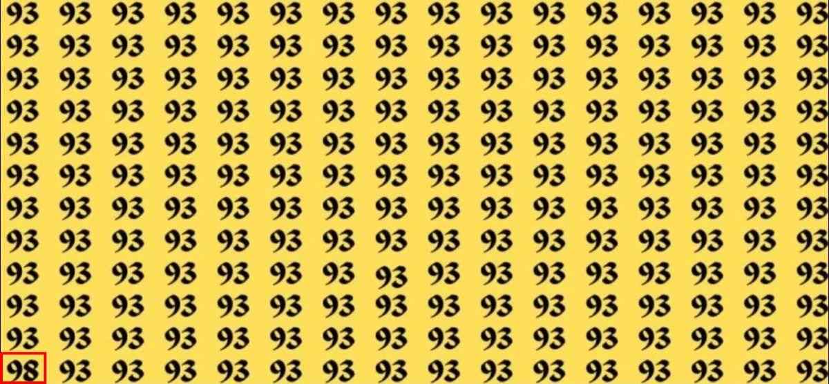 resposta do desafio visual do numero Resposta do desafio visual do número 98.