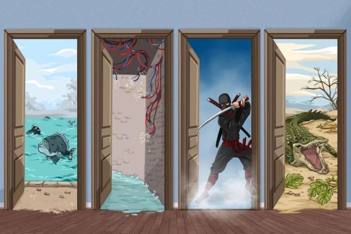 Teste de QI das portas. Fonte: Jagran Josh.