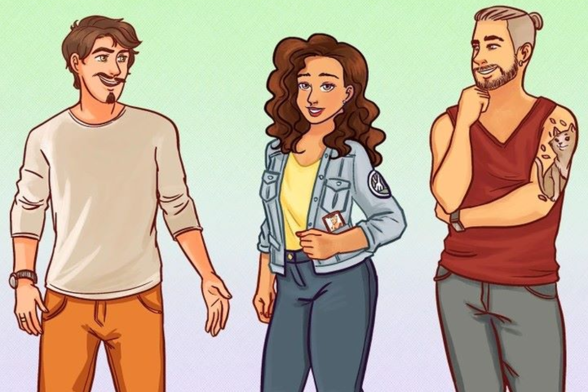 Teste de QI - quem é o marido da mulher? Fonte: Jagran Josh.