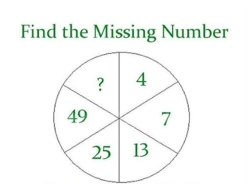 teste matematico descubra o numero que esta faltando Teste matemático - descubra o número que esta faltando. Fonte: Pinterest.